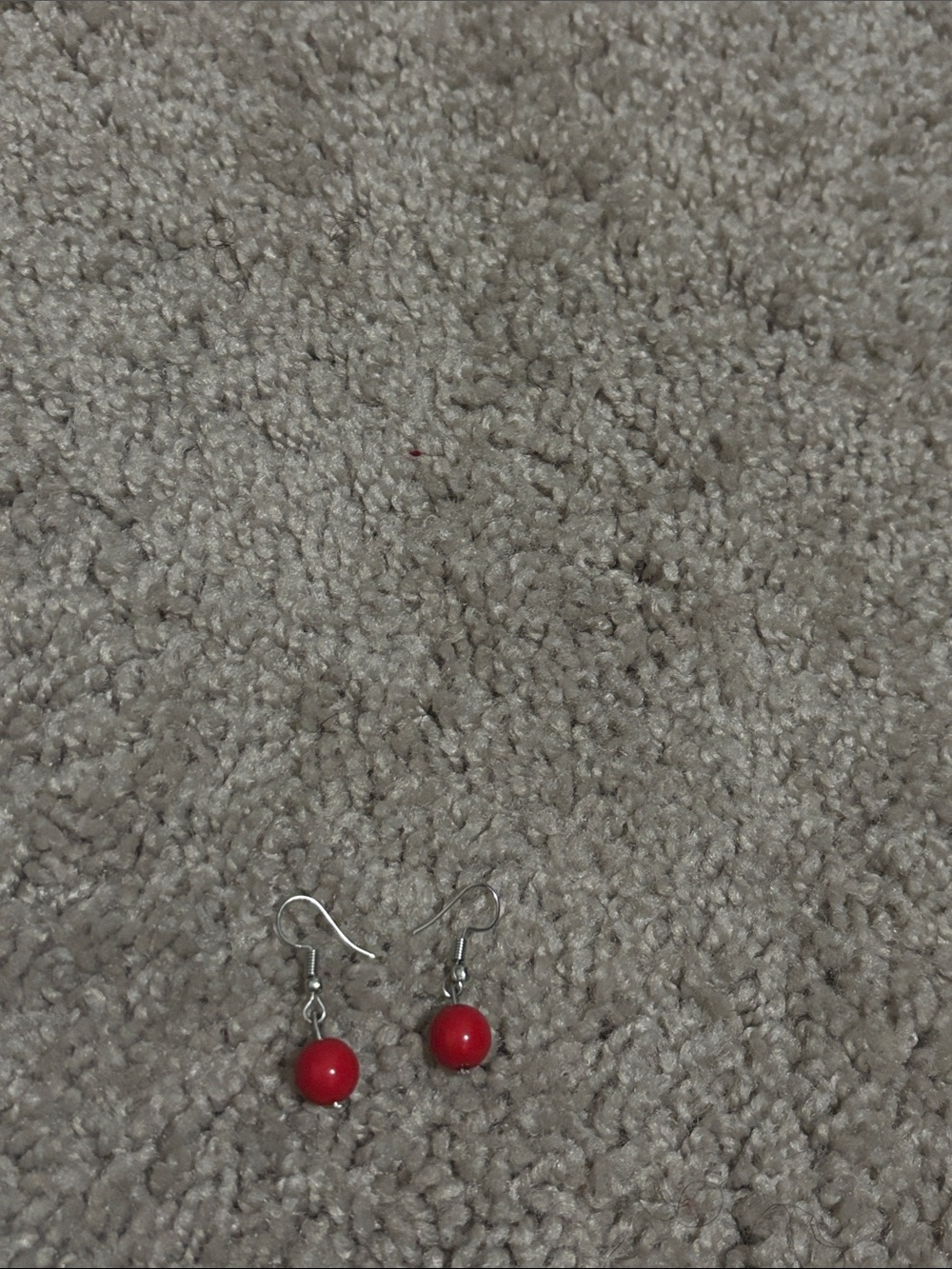 paparazzi Red Bead Drop Earrings